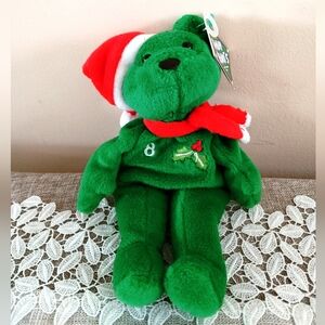 NWT Salvino's Bamm Beano's Cal Ripken Jr. Plush Holiday Christmas Bear